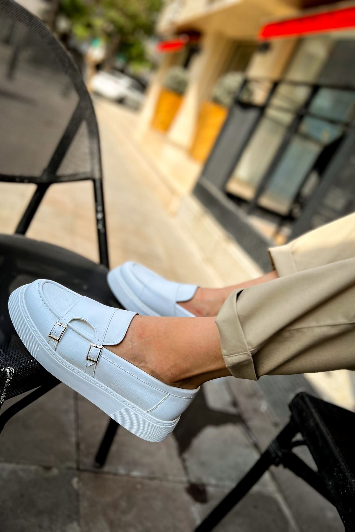 CH417 CBT Mancini Men's Casual Shoes WHITE - STREETMODE ™