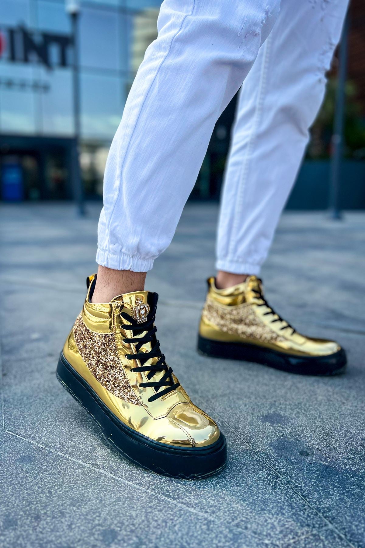 CH973 Majesty ST Men's Sneakers Shoes Boots GOLD - STREET MODE ™