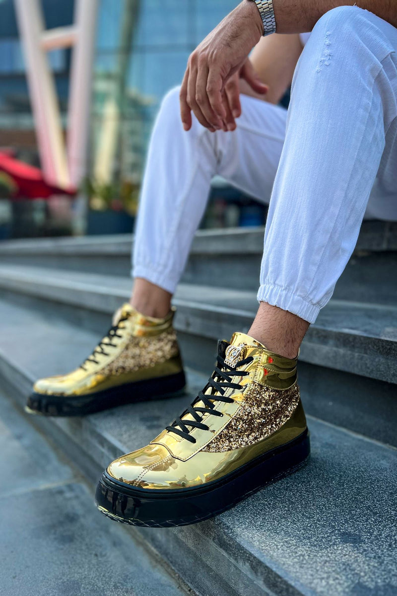 CH973 Majesty ST Men's Sneakers Shoes Boots GOLD - STREET MODE ™