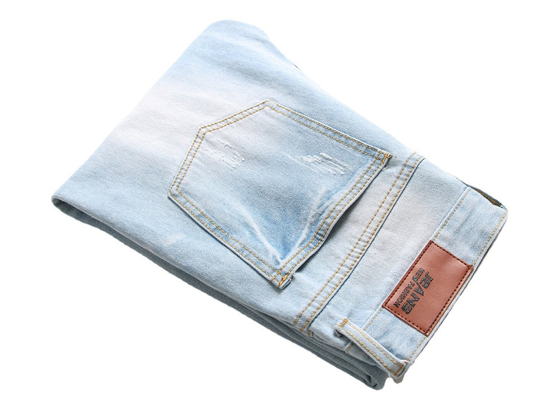 Men's Jeans Slim Fit Straight Ripped - STREETMODE ™