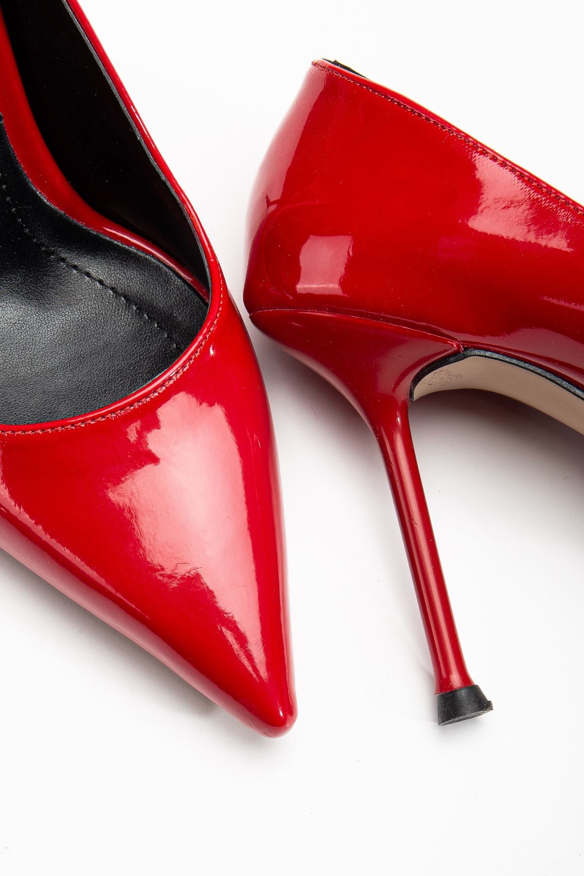 Women's High Heel Shoes Red Patent Leather Stiletto - STREETMODE ™