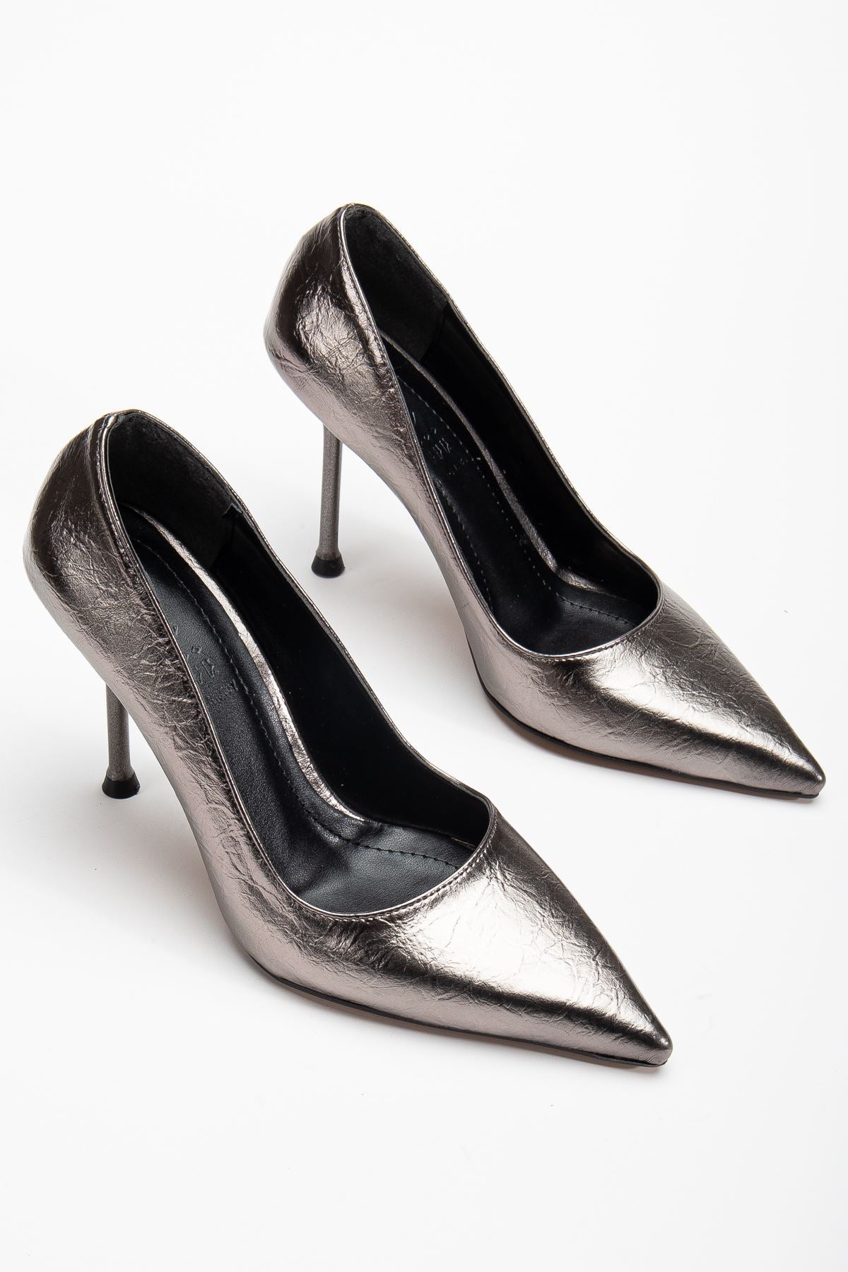 Women's High Heels Platinum Shiny Skin Stiletto - STREETMODE ™