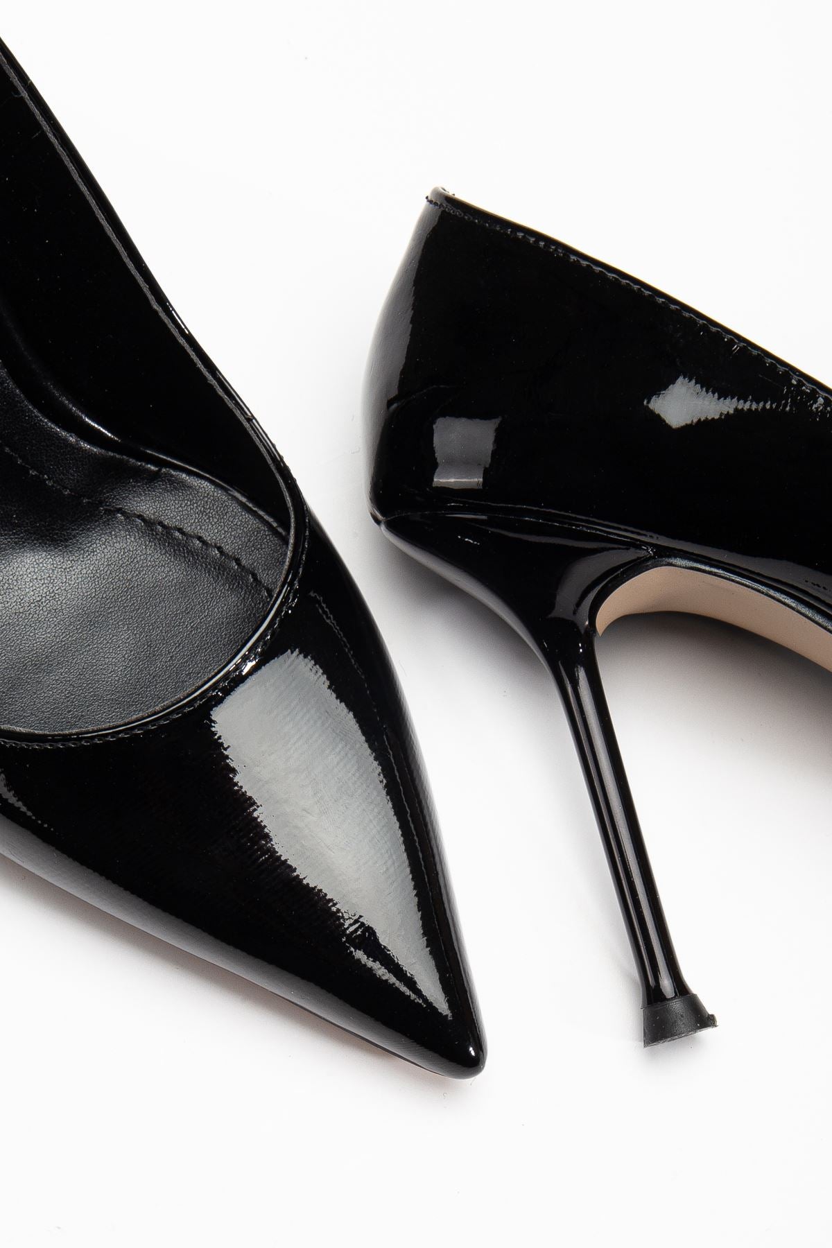 Women's High Heel Shoes Black Patent Leather Stiletto - STREETMODE ™