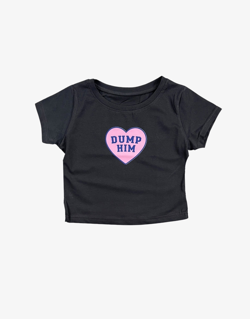 Women's Crop Black T-Shirt - STREETMODE ™