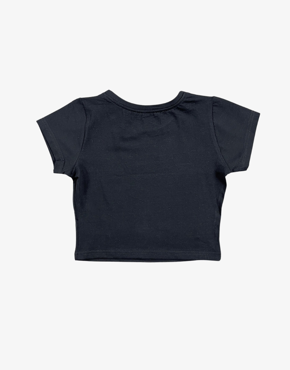 Women's Crop Black T-Shirt - STREETMODE ™