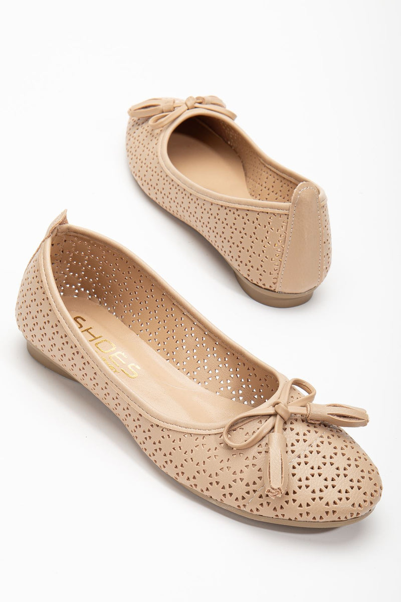 Fathie Nude Skin Women's Ballerinas - STREETMODE ™