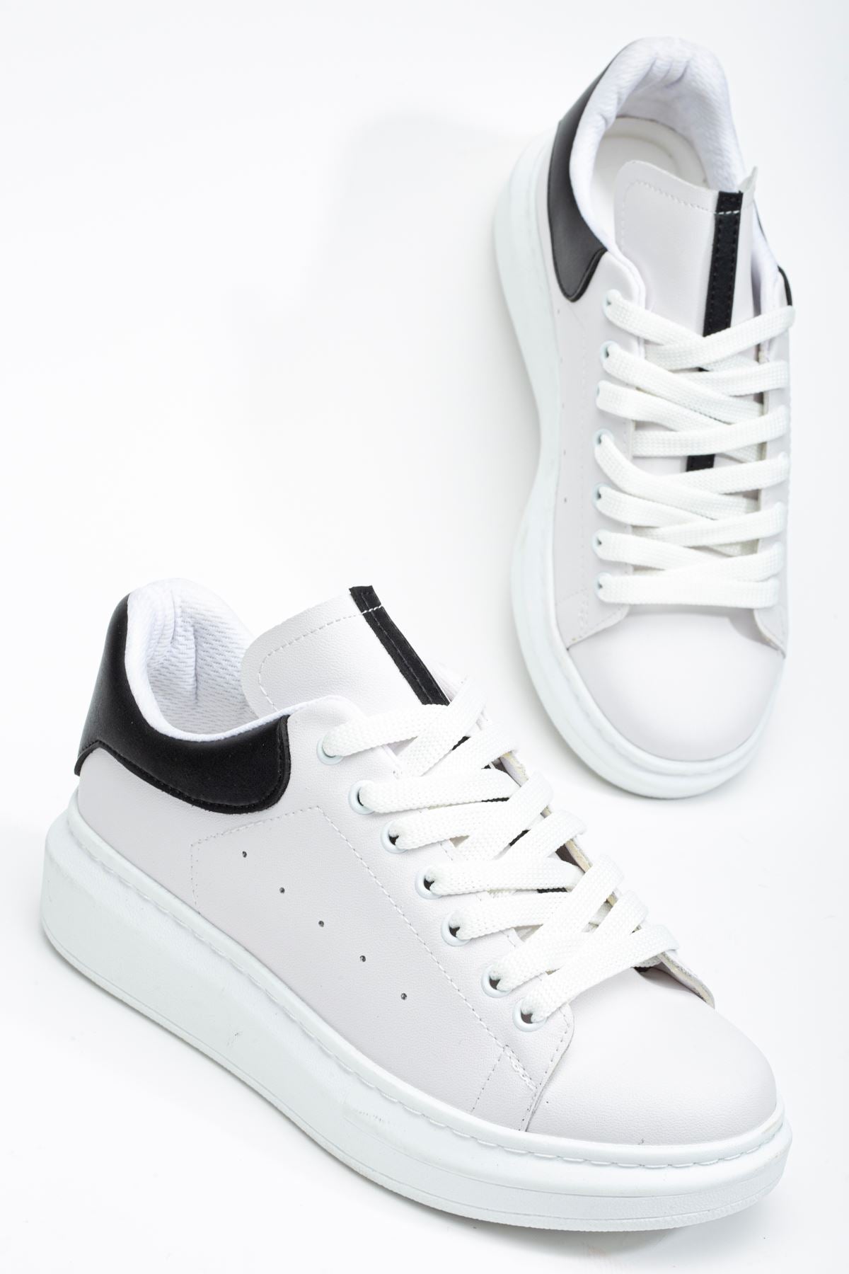 White - Black Women's Sneaker Casual Shoes - STREETMODE ™