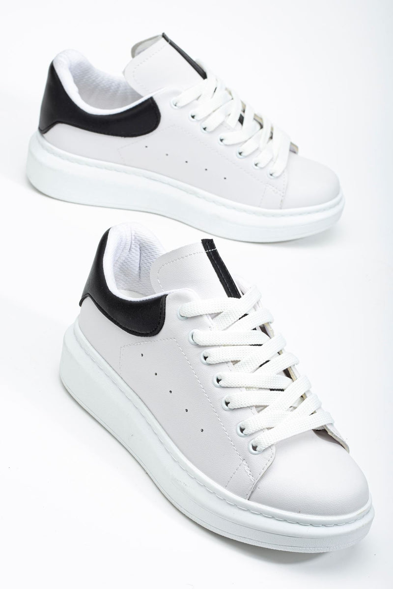 White - Black Women's Sneaker Casual Shoes - STREETMODE ™