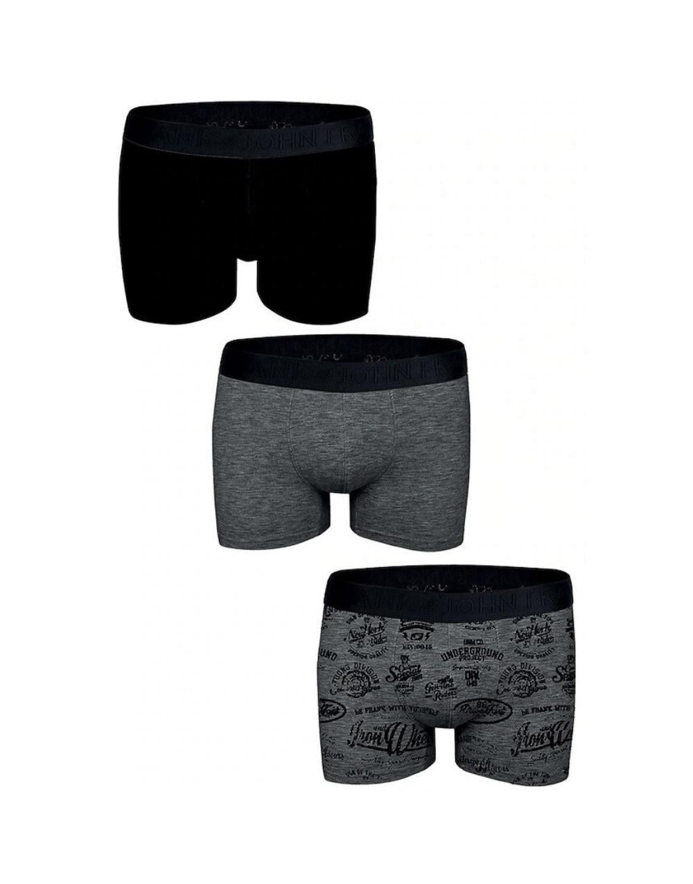 J F 3-pack Campus Men's Boxer - STREETMODE ™