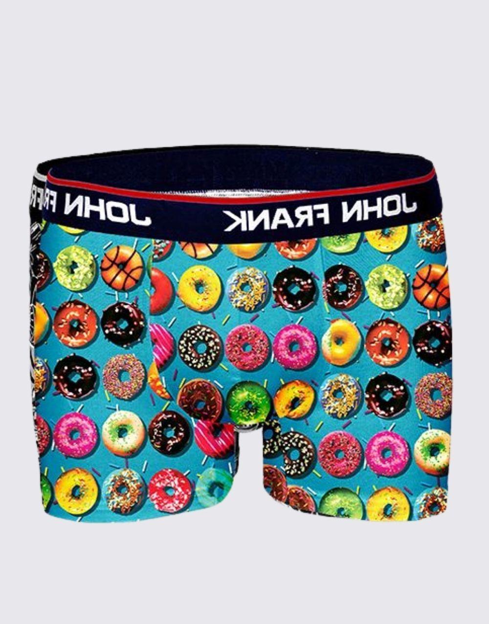 JF- Digital Men's Boxer - Donuts Blue - STREETMODE ™