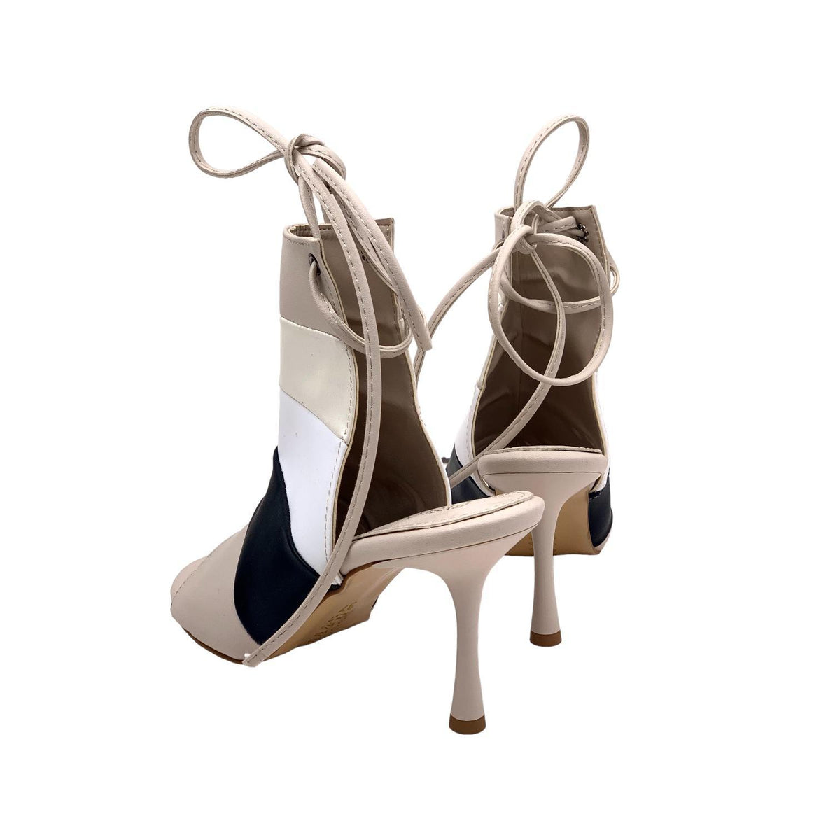 Women's Gebb Beige Thin Heeled Closed Shoes 8 Cm 106 - STREETMODE ™