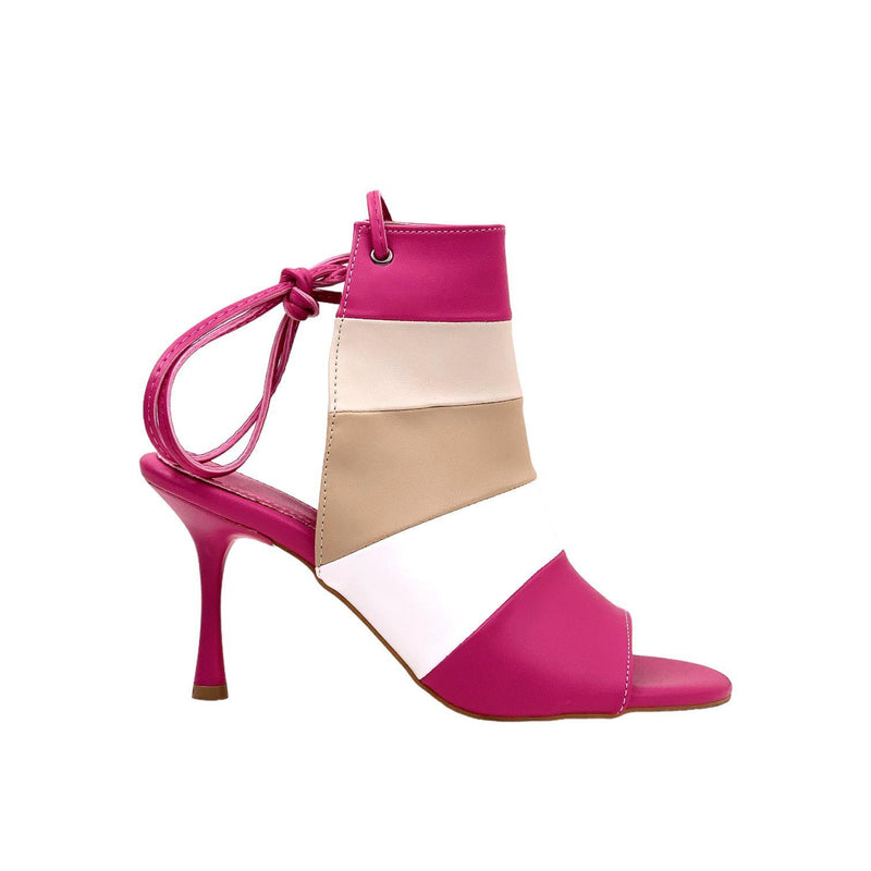 Women's Gebb Fuchsia Thin Heeled Closed Shoes 8 Cm 106 - STREETMODE ™