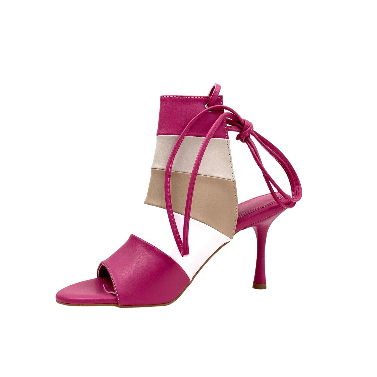 Women's Gebb Fuchsia Thin Heeled Closed Shoes 8 Cm 106 - STREETMODE ™