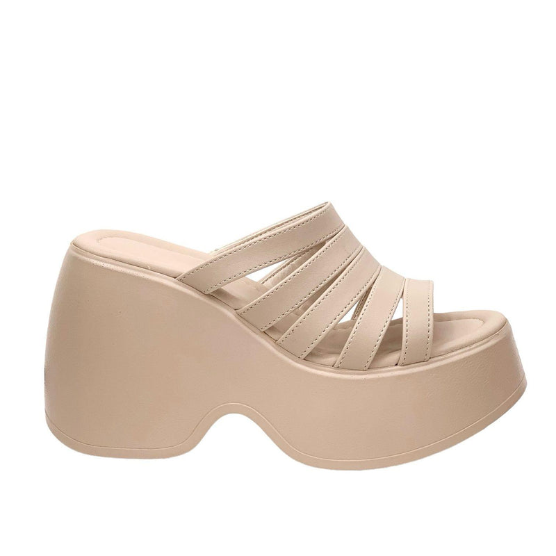 Women's Gehm Nut Strappy High Heel Platform Sandals 10 Cm DLG11 - STREETMODE ™