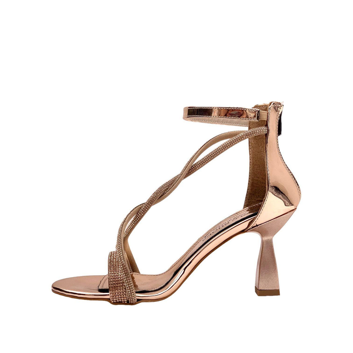 Women's Gulha Powder Zippered Heeled Evening Dress 8 cm - STREETMODE ™