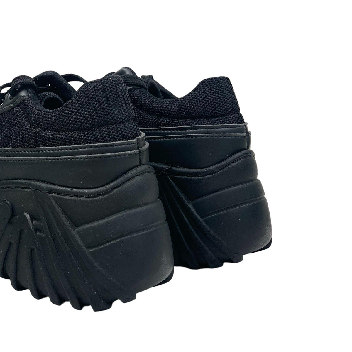 Women's shanny black high sole sneaker sports shoes - STREETMODE ™