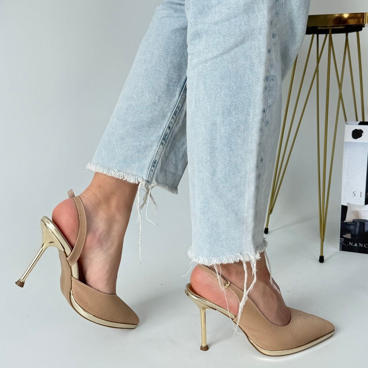 Women's Nude Skin High Heel Shoes - STREETMODE ™