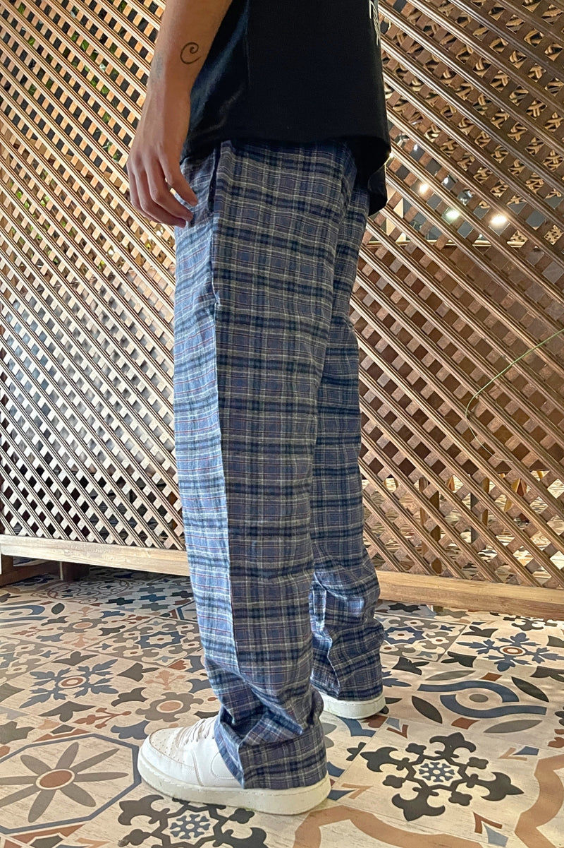 Square Striped Pajama Sweatpants - STREETMODE ™