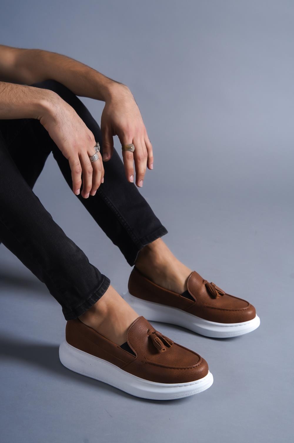 Men's Daily Sports Classic Shoes 818 Brown - STREETMODE ™