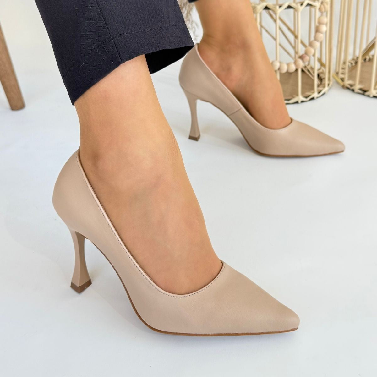 Women's Nude Skin High Heel Shoes - STREETMODE ™