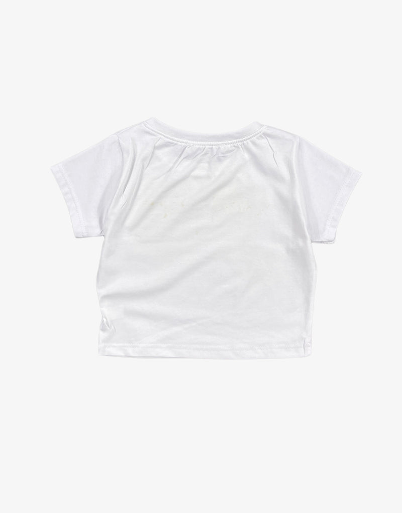 Women's Crop White T-Shirt - STREETMODE ™