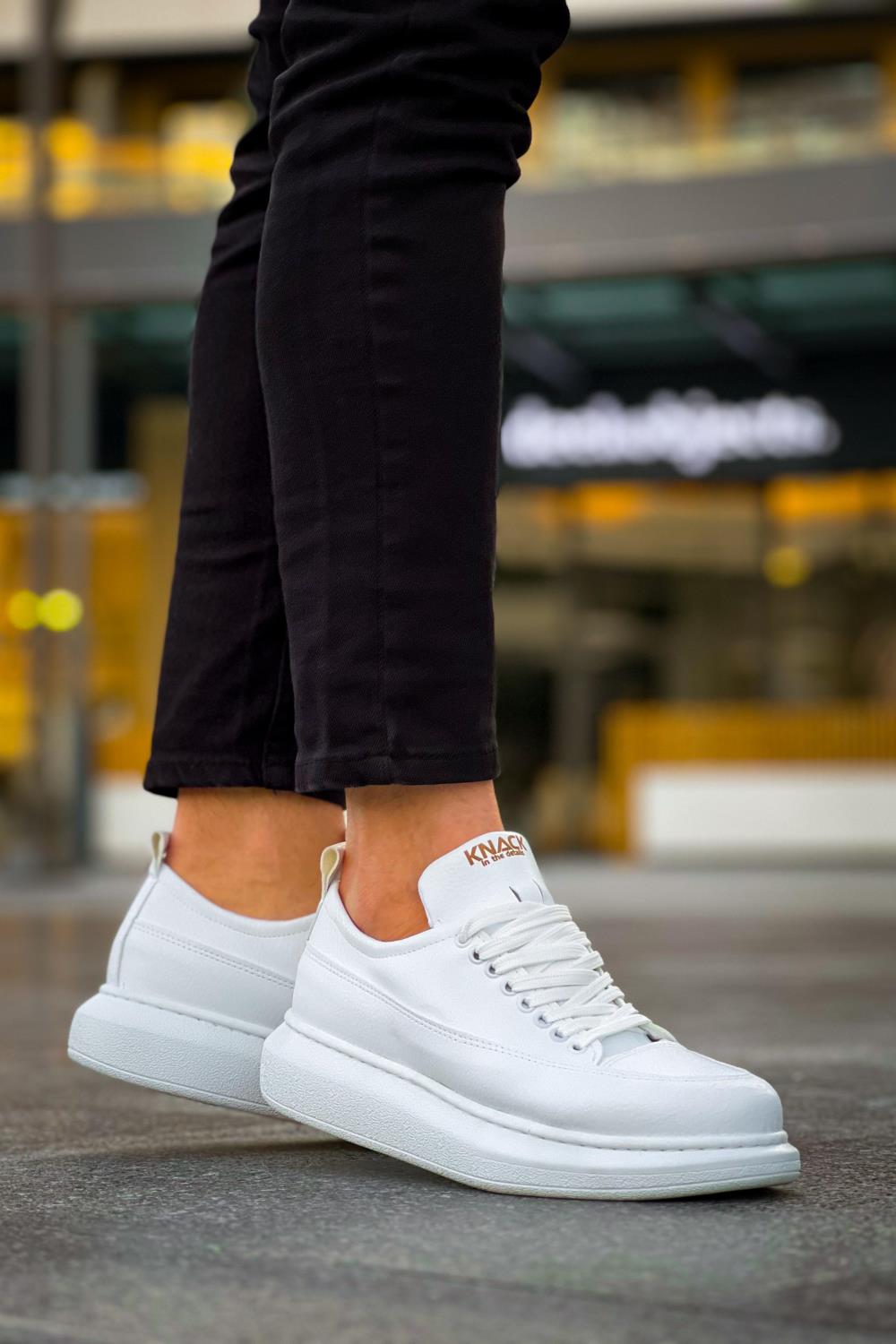 Men's Casual Sneakers Shoes 814 White - STREETMODE ™