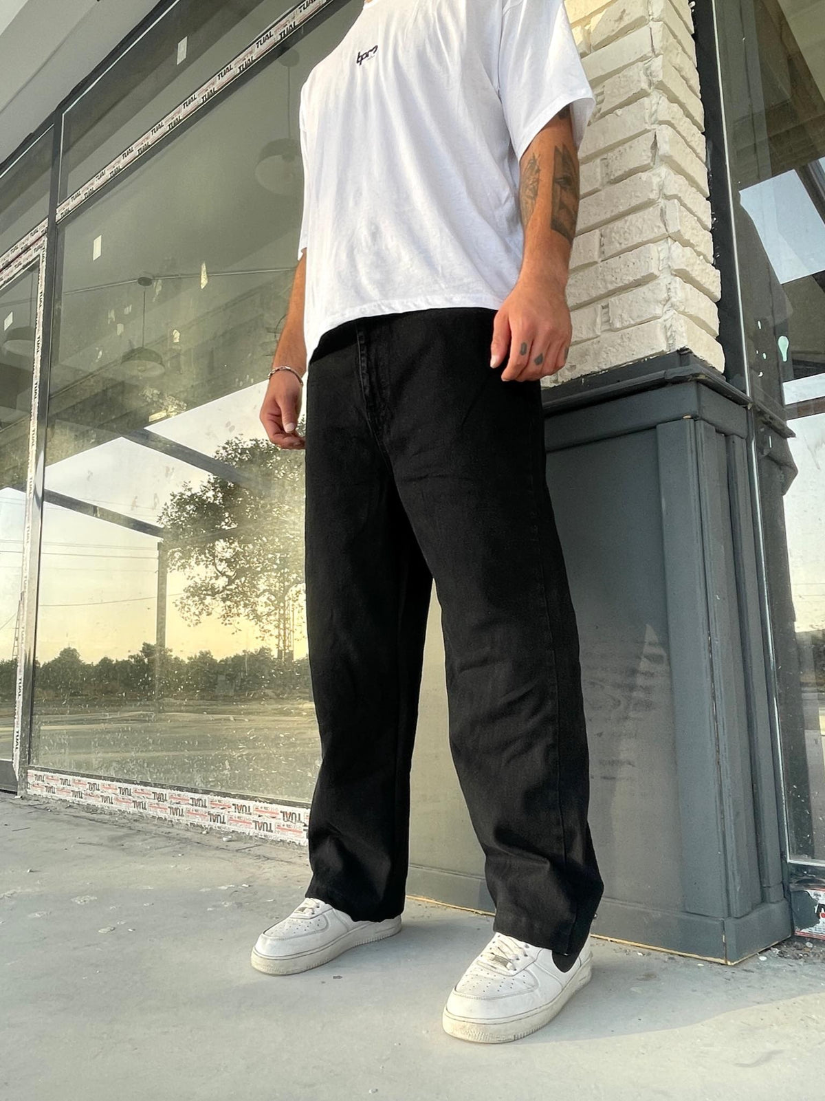 Men's Premium Basic Baggy Jeans - STREETMODE ™