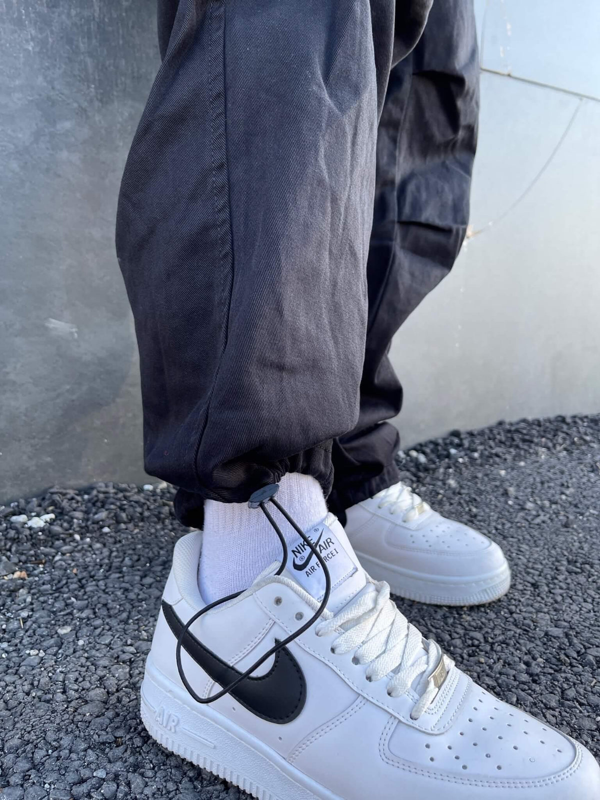 Men's Premium Parachute Utililty Unisex Trousers Gray - STREETMODE ™