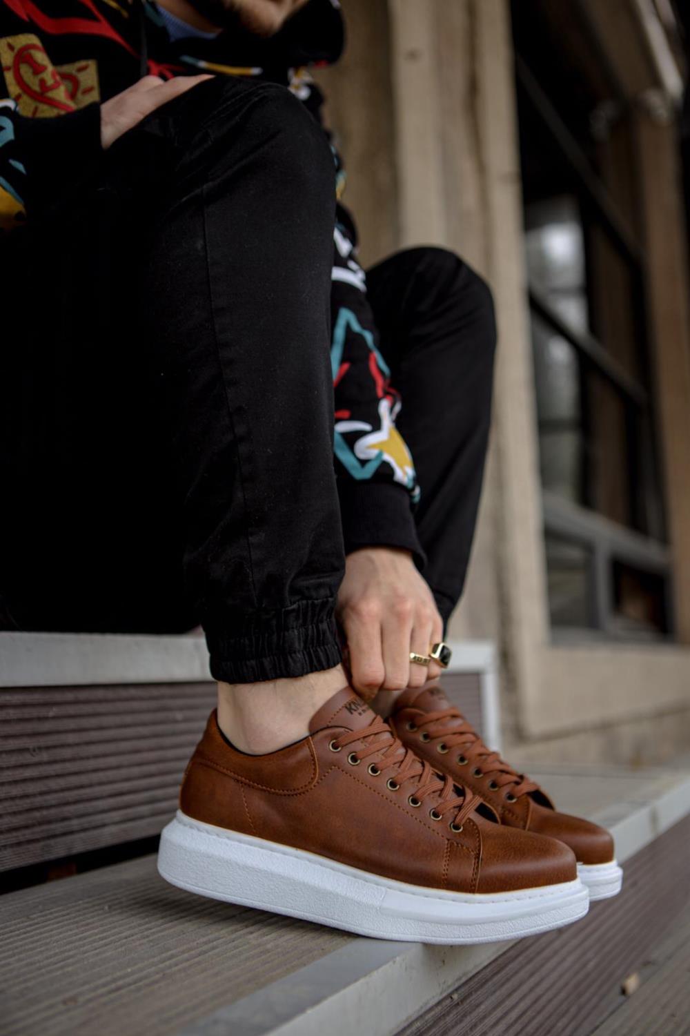 Men's Sneaker High Sole Men Sneaker Shoes 044 - STREETMODE ™