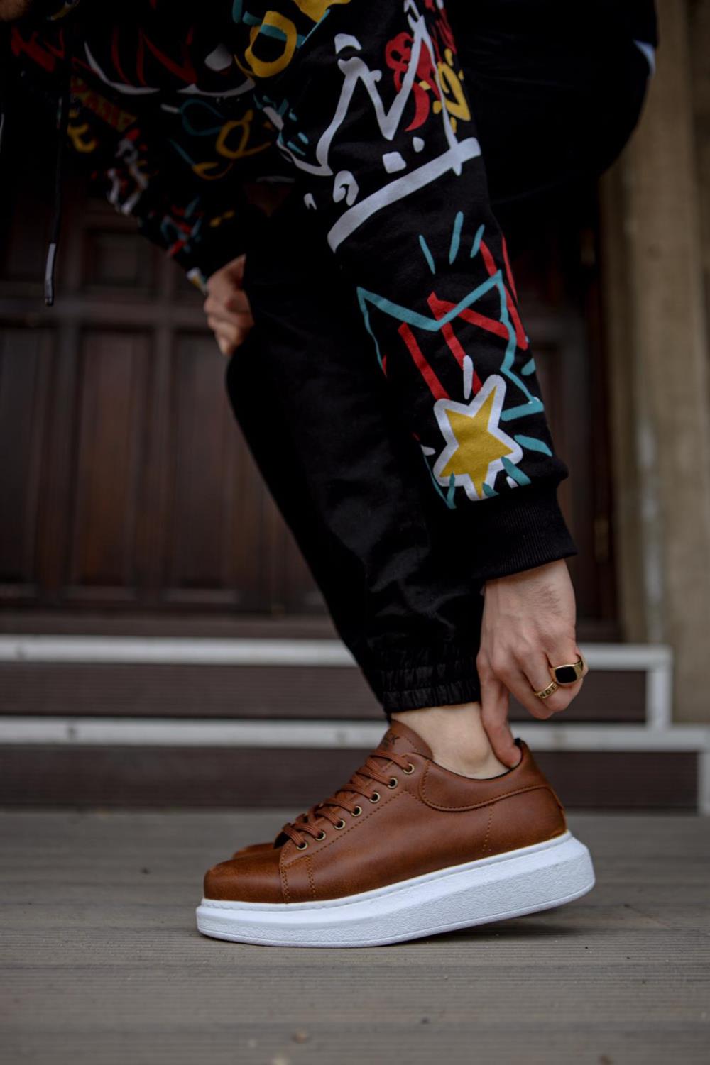 Men's Sneaker High Sole Men Sneaker Shoes 044 - STREETMODE ™