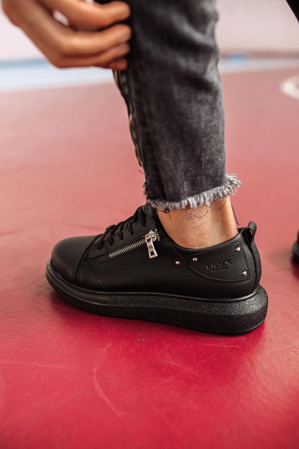 Men's Sneaker Men's Black Sneaker Sports Shoes - STREETMODE ™