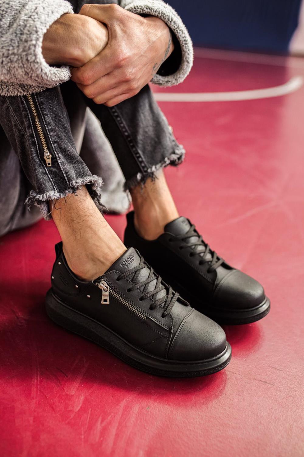 Men's Sneaker Men's Black Sneaker Sports Shoes - STREETMODE ™