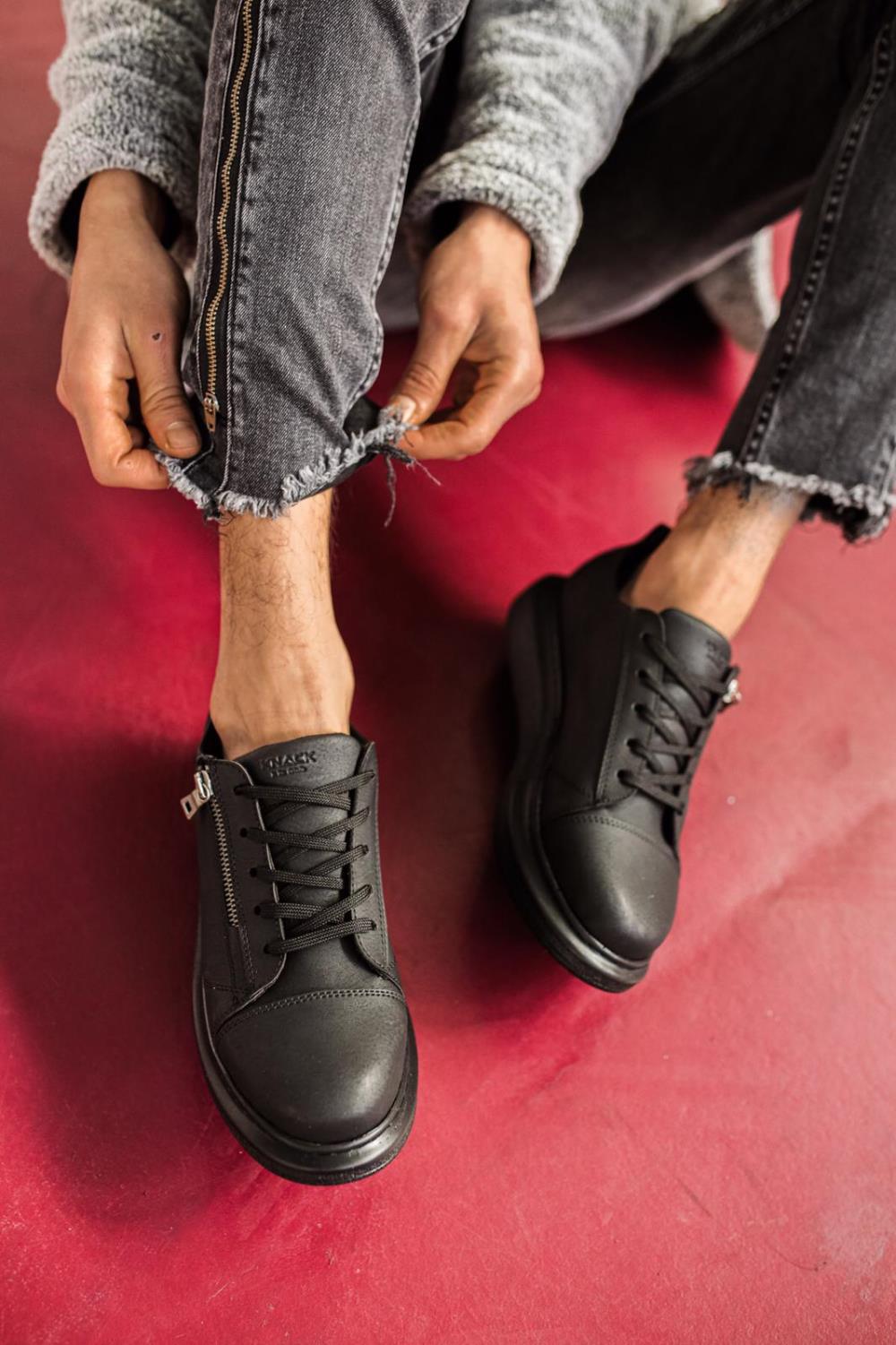 Men's Sneaker Men's Black Sneaker Sports Shoes - STREETMODE ™