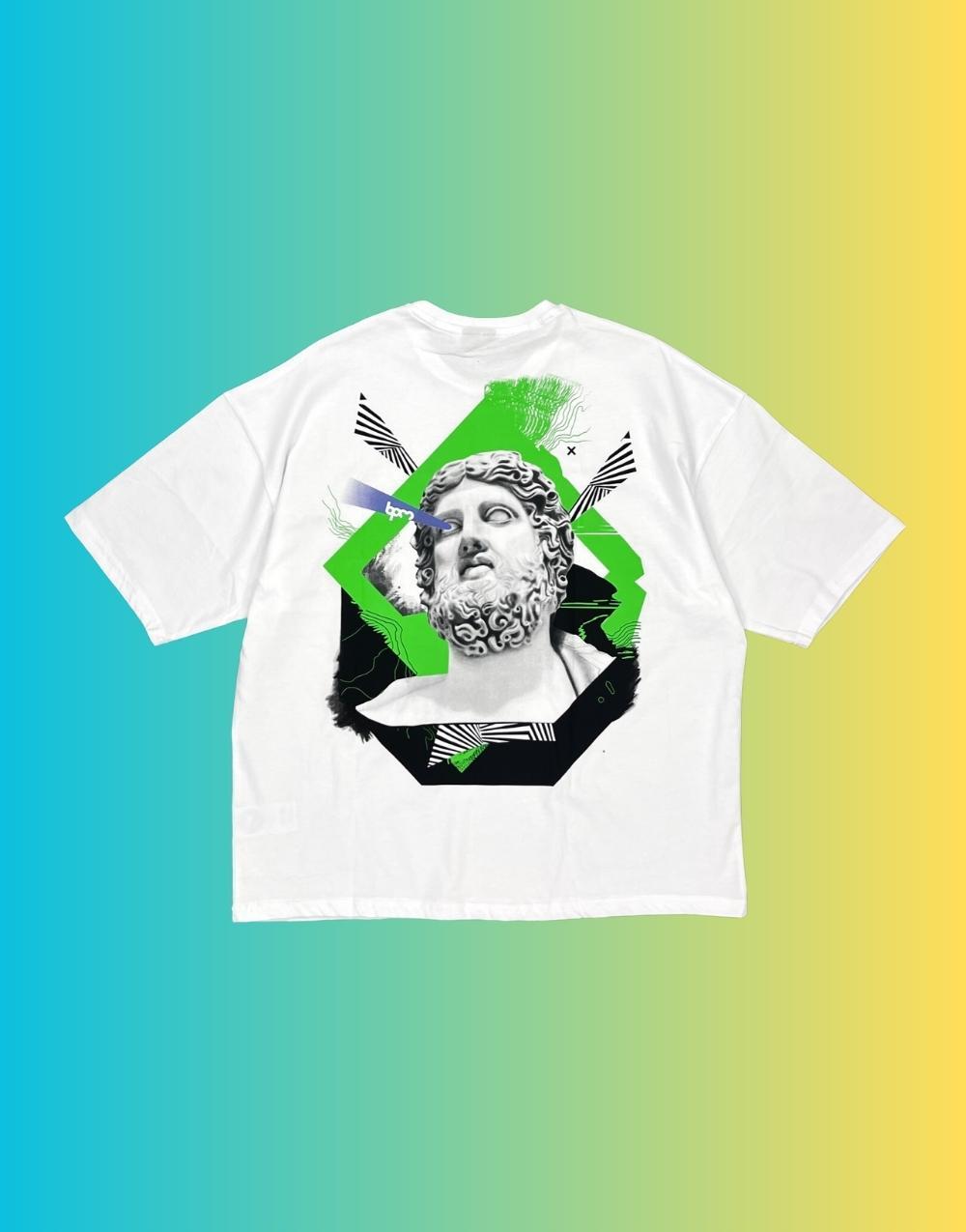 Mythology Oversize T-Shirt White - STREETMODE ™