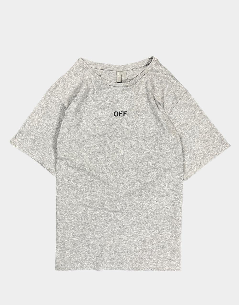Off Basic Regular Men's T-Shirt Gray - STREETMODE ™