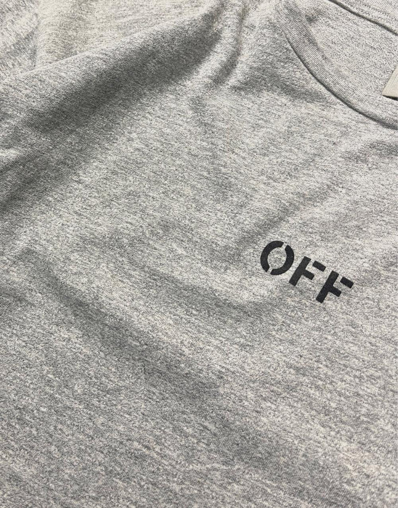 Off Basic Regular Men's T-Shirt Gray - STREETMODE ™