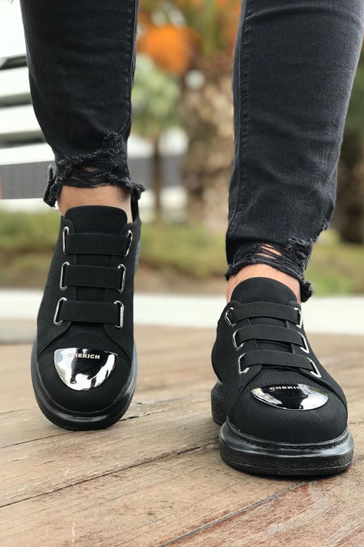 Original Design CH251 Men's Full Black Casual Sneaker Sports Shoes - STREETMODE ™
