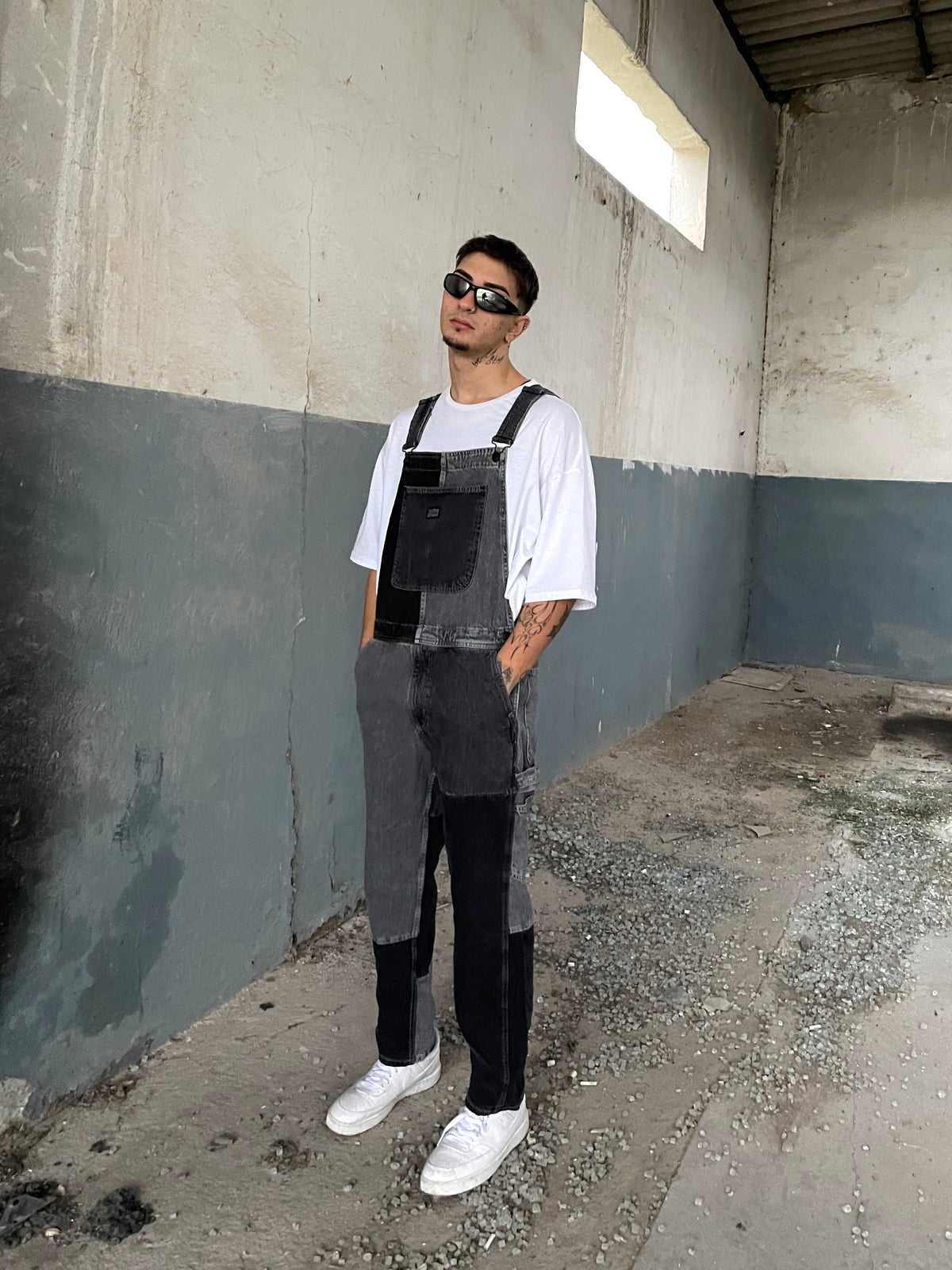Special Design Men's Piece Premium Denim Overalls Jumpsuit - STREETMODE ™