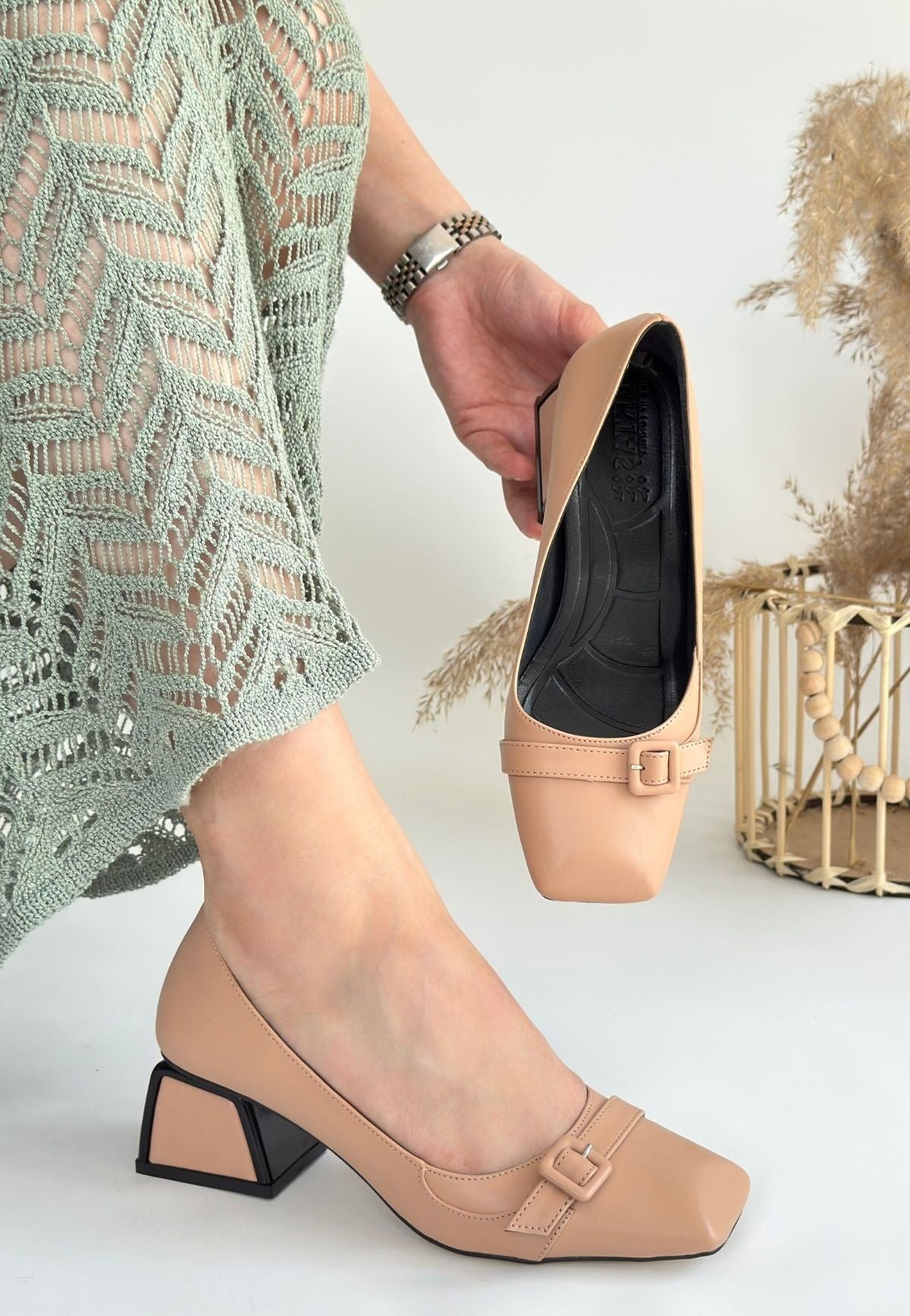 Women's Nude Skin High Heel Shoes - STREETMODE ™