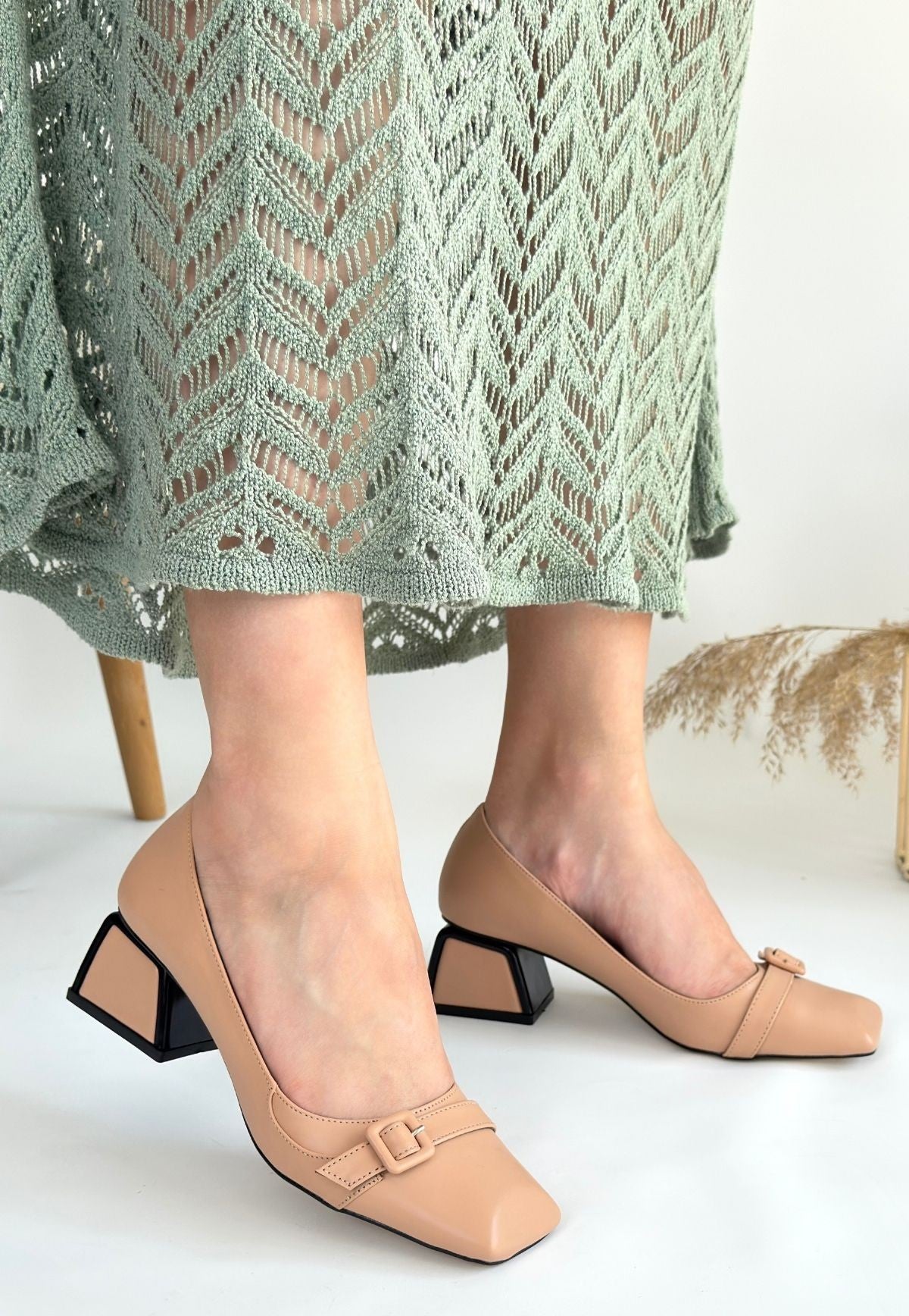 Women's Nude Skin High Heel Shoes - STREETMODE ™