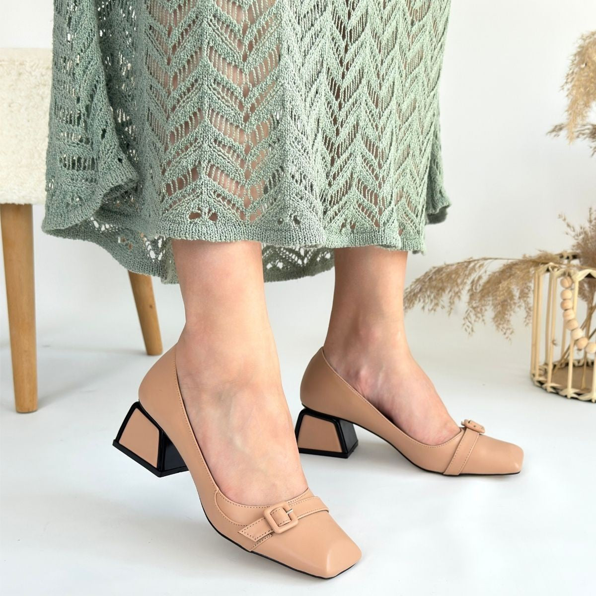 Women's Nude Skin High Heel Shoes - STREETMODE ™