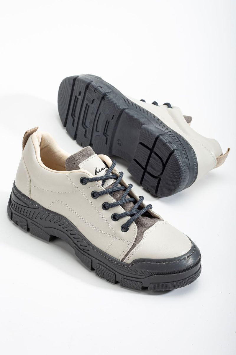 Grey Women's Sneakers Casual Shoes - STREETMODE ™