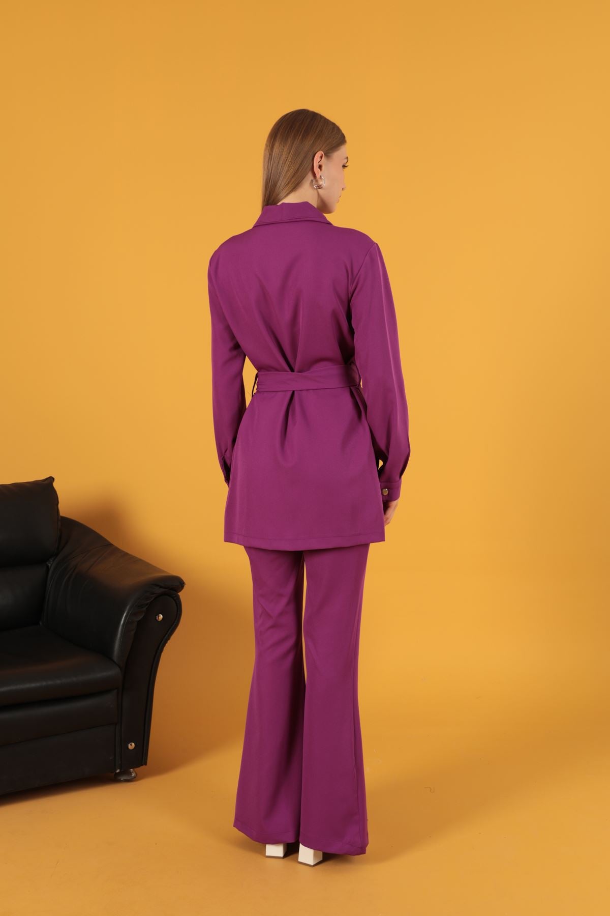 Pocket Funny Women's Jacket-Plum - STREETMODE ™