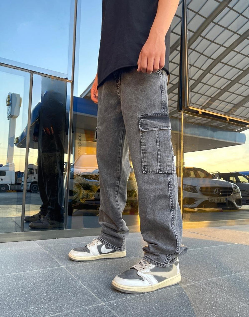 Premium Baggy Men's Cargo Pants Anthracite - STREETMODE ™