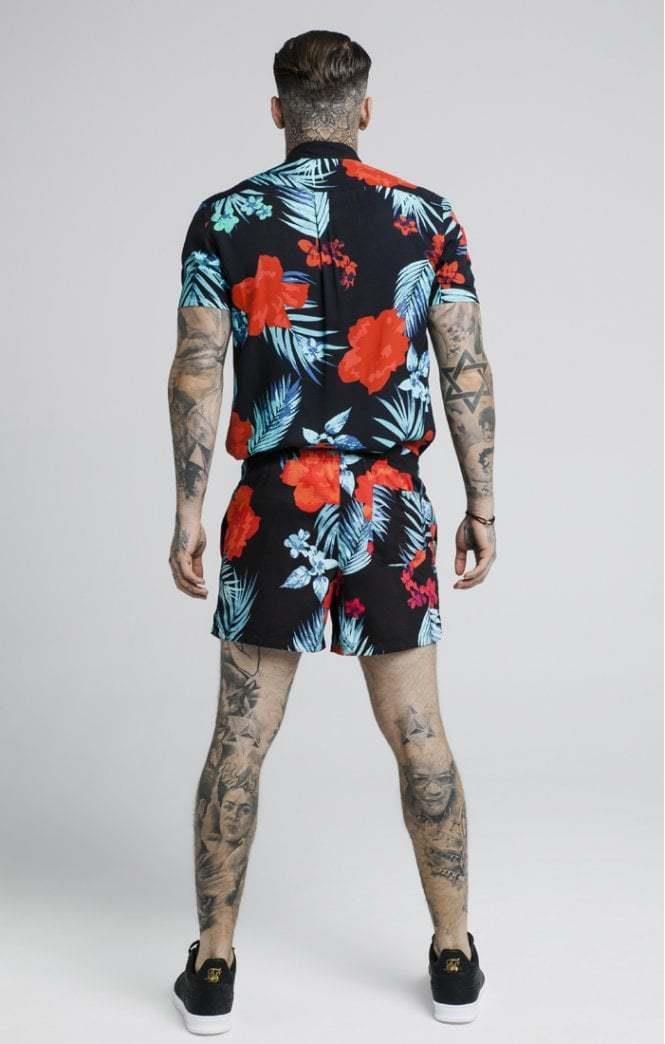 SikSilk Garden Flowers Men's Shirts - STREETMODE ™