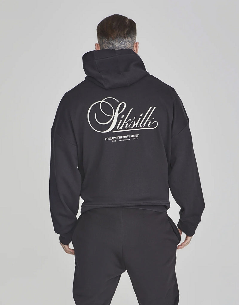 SikSilk Graphic Hoodie Smoked Men's Sweatshirt - STREETMODE ™