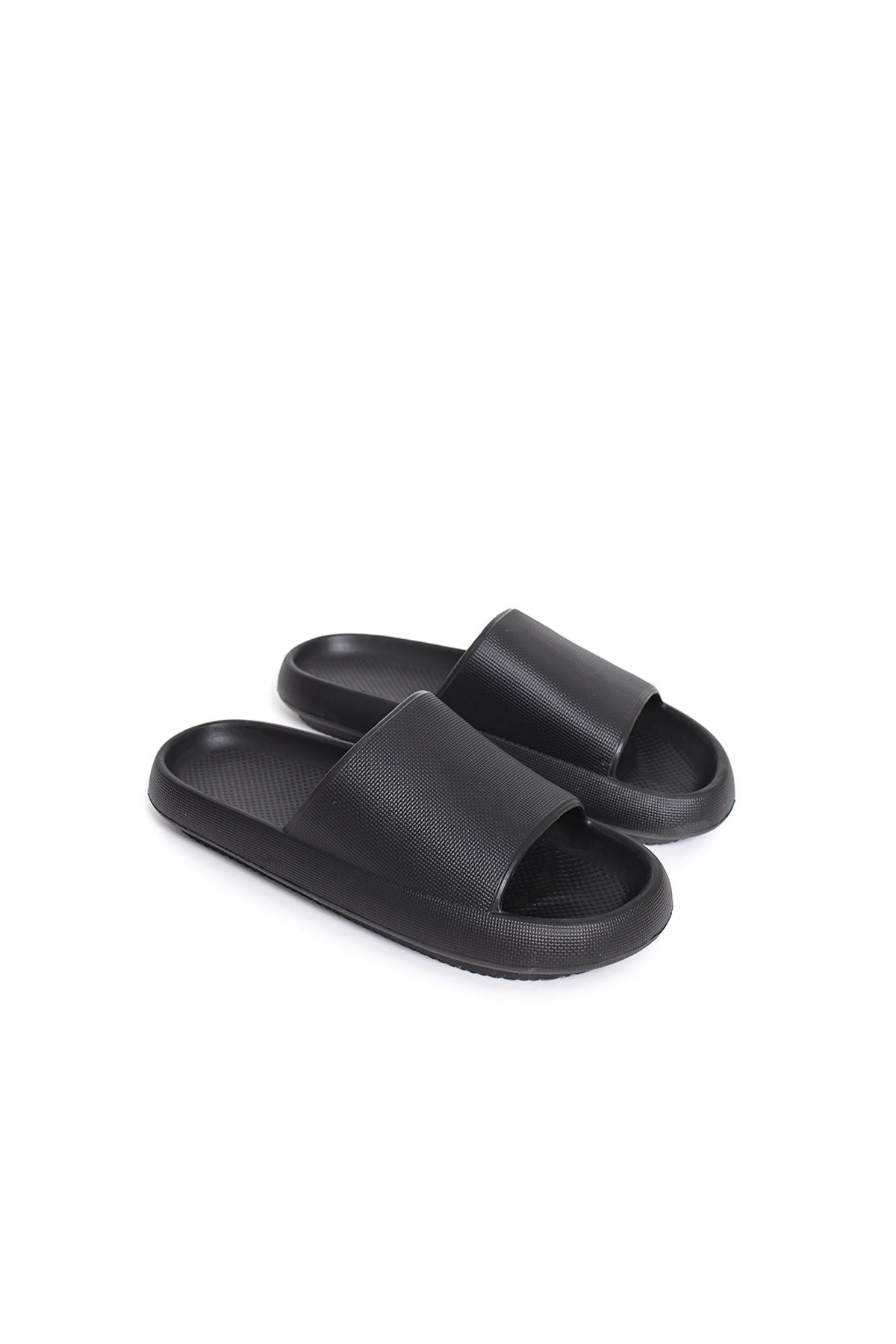 【THE STAR TEAM】 SLIPPERS BLACK Space Slippers - Women's Star Slippers - The Starz Black
