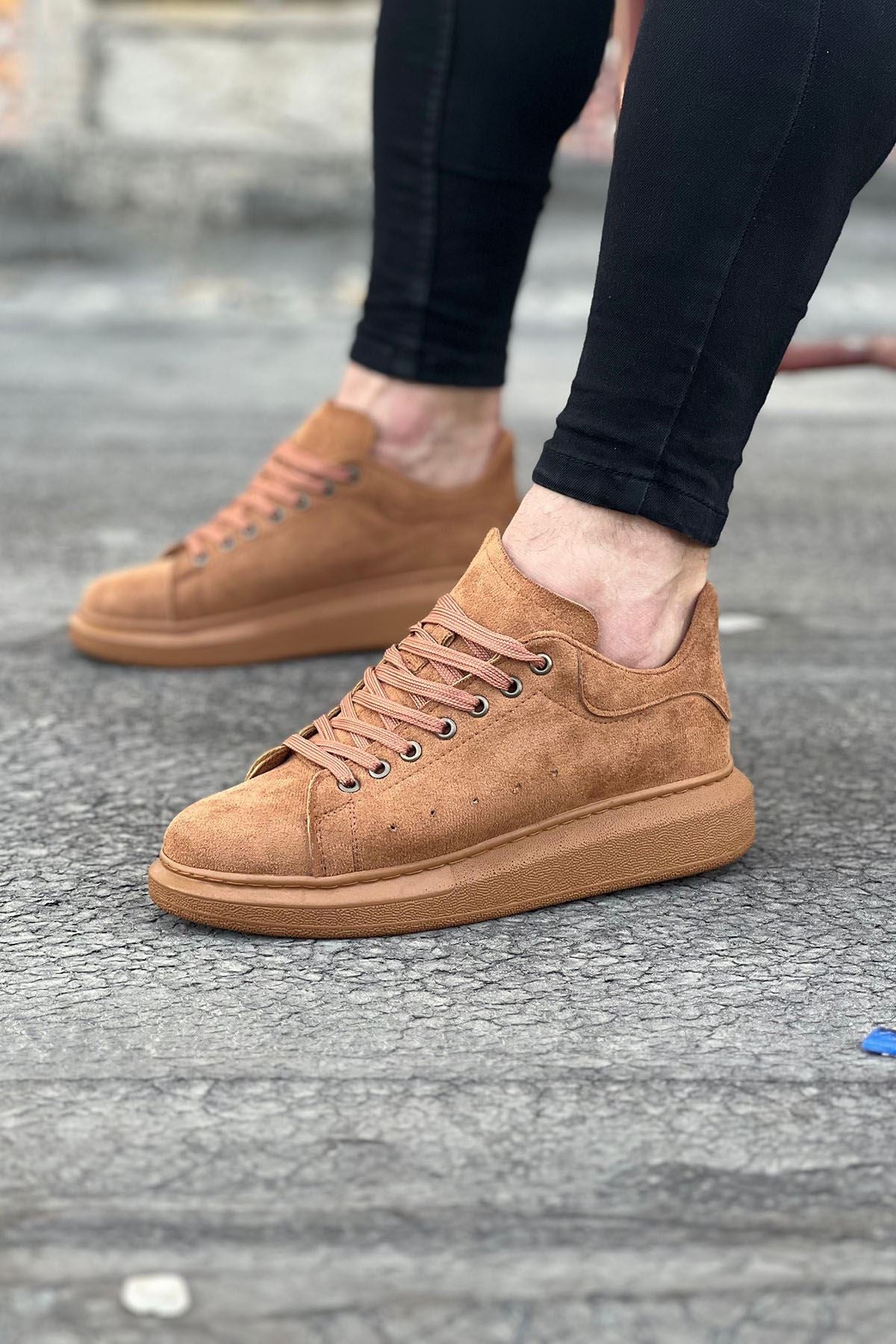 WG096 Brown Suede Daily Men's Casual Shoess - STREETMODE ™