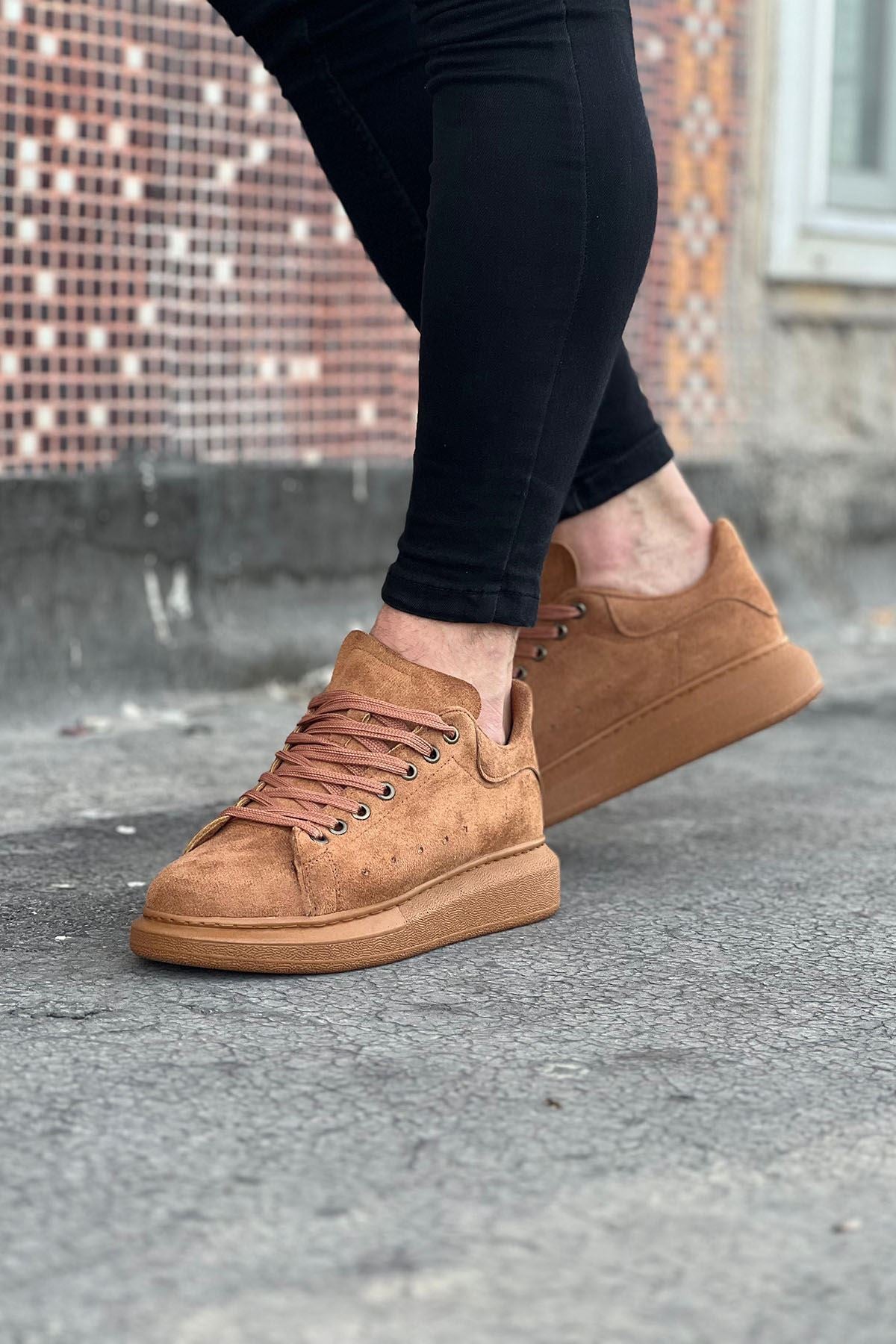 WG096 Brown Suede Daily Men's Casual Shoess - STREETMODE ™