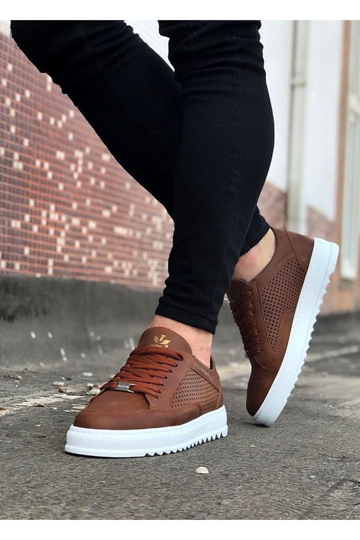 WG505 Tan Men's Casual Shoes sneakers - STREETMODE ™